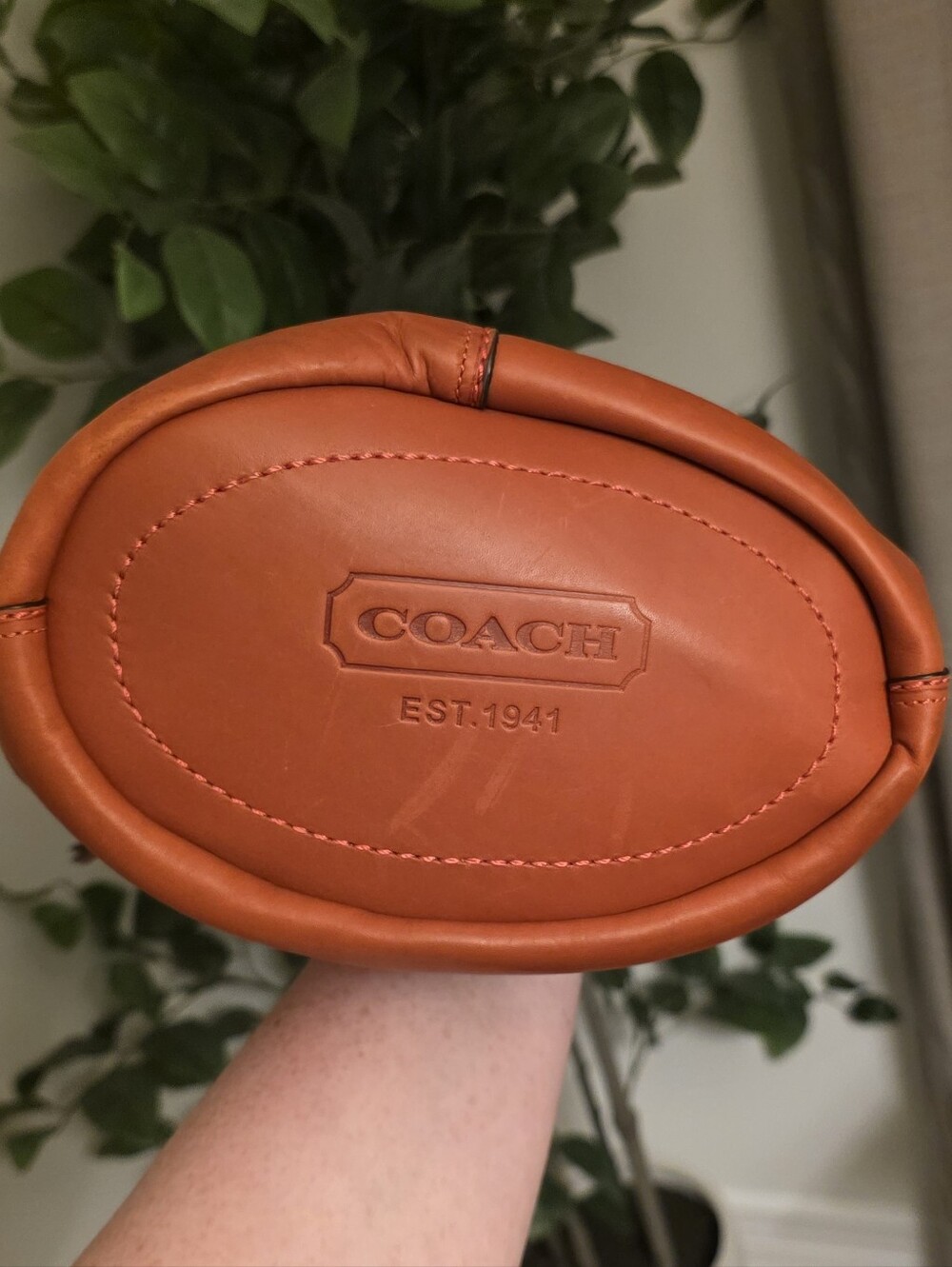 Coach Medium Chili Bleecker Bucket Bag F13353 - Picture 5 of 9
